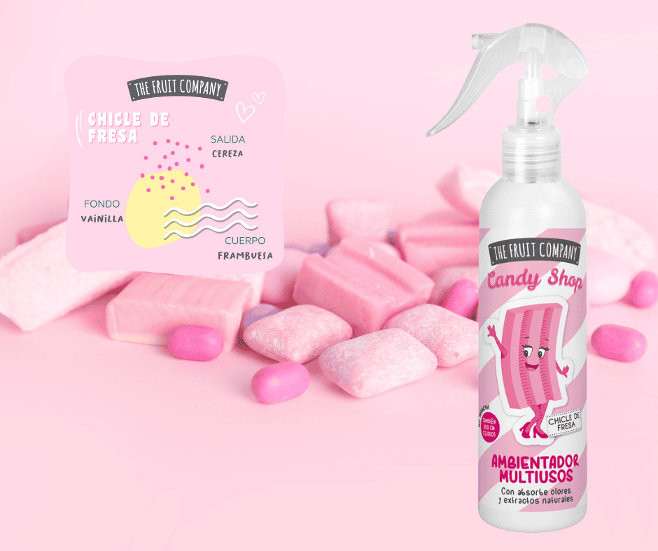 AMBIENTADOR SPRAY CANDY CHICLE DE FRESA