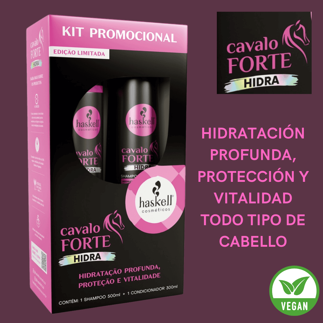 KIT CABELLO FUERTE HIDRA (CHAMPÚ+ACONDICIONADOR)