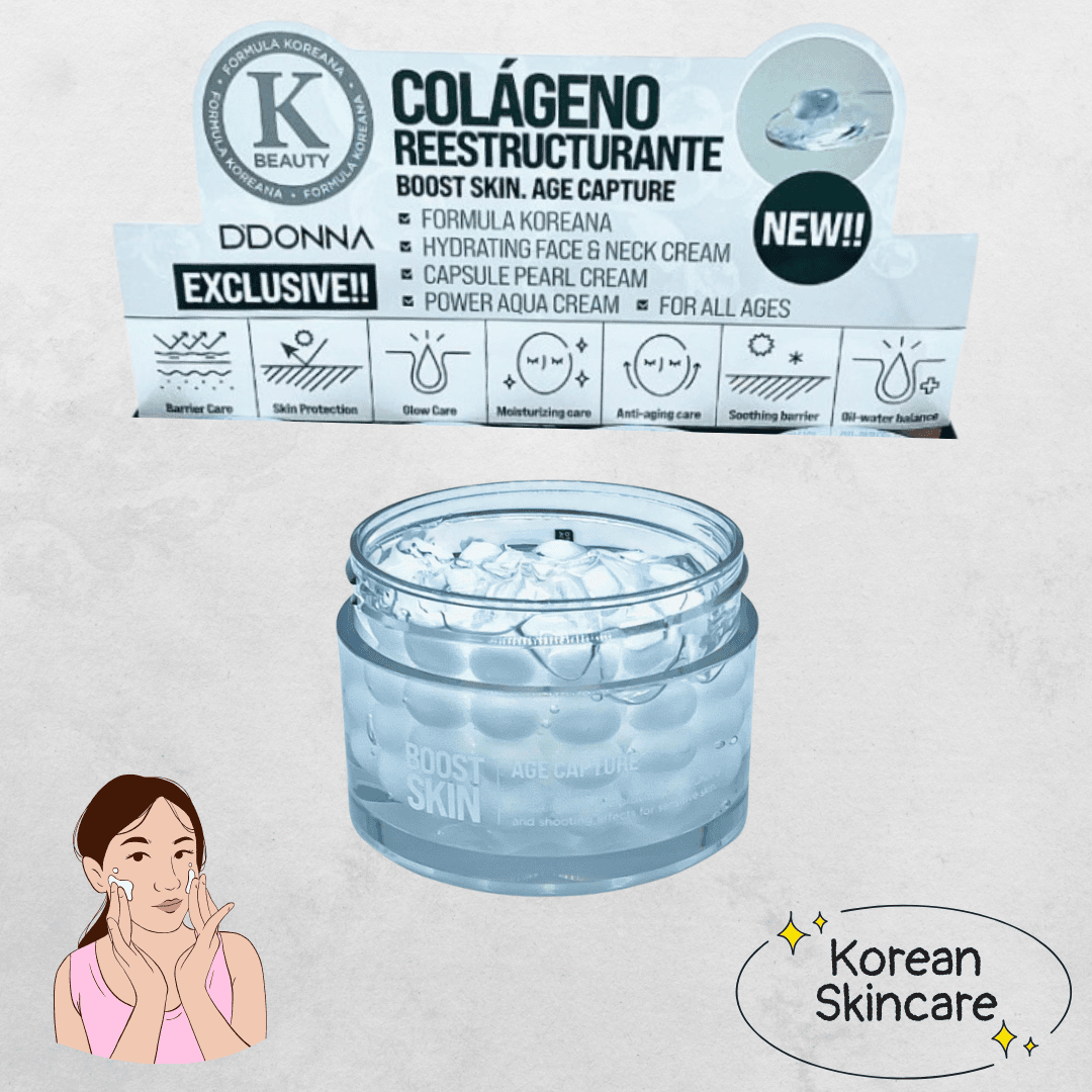 CREMA FACIAL FÓRMULA KOREANA CON COLÁGENO REESTRUCTURANTE - Imagen 4